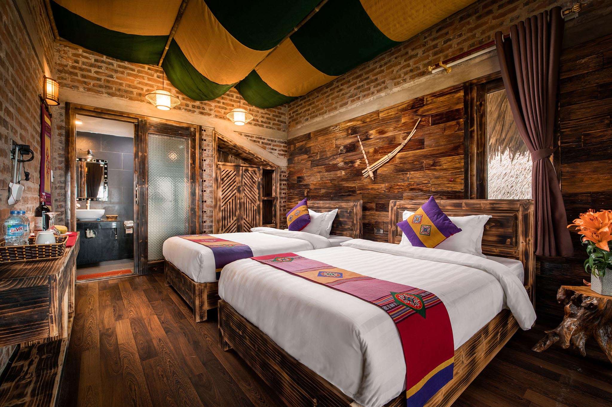Phòng Triple tại Chapa Ecolodge
